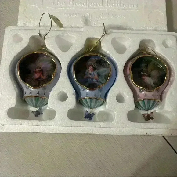 2000 Bradford Exchange Heirloom Porcelain Ornament Lisa Jane’s Enchanted Garden - Picture 1 of 10